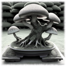 mushroom bonsai