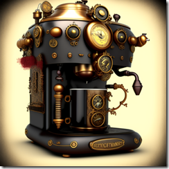 steampunk coffee machine